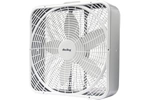 Air King 9723 20-Inch 3-Speed Box Fan , White