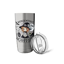 Wicked Without Coffee Funny Witchy Halloween
