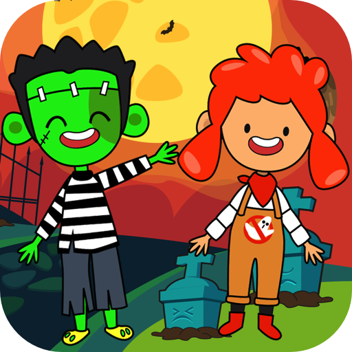 My Pretend Halloween - Trick or Treat Haunted Town & Kids Best Friends Halloween Games (My Best Friend Games)