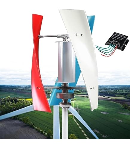 💨 Generador Eólico 600W 24V | Turbina De Viento Con 3 Palas Y Protección Anti-Roll | Photonic Universe
