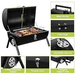Portable Charcoal Grill, HaSteeL Mini Folding BBQ