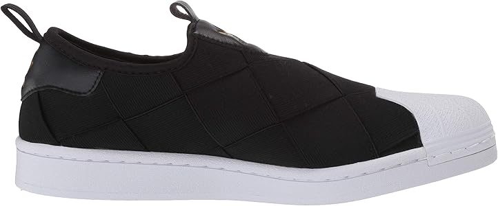 adidas originals black superstar slip on trainers