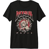 Death Note Misa NuMetal Y2K Cybersigil Portrait Anime Premium Tri-Blend T-Shirt