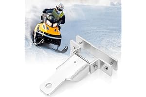 Therwen Snowmobile Hitch Trailer Accessories Snowmobile Bumper Hitch Heavy Duty Aluminum Jet Sled Trailer Towing Hook Kit Ton