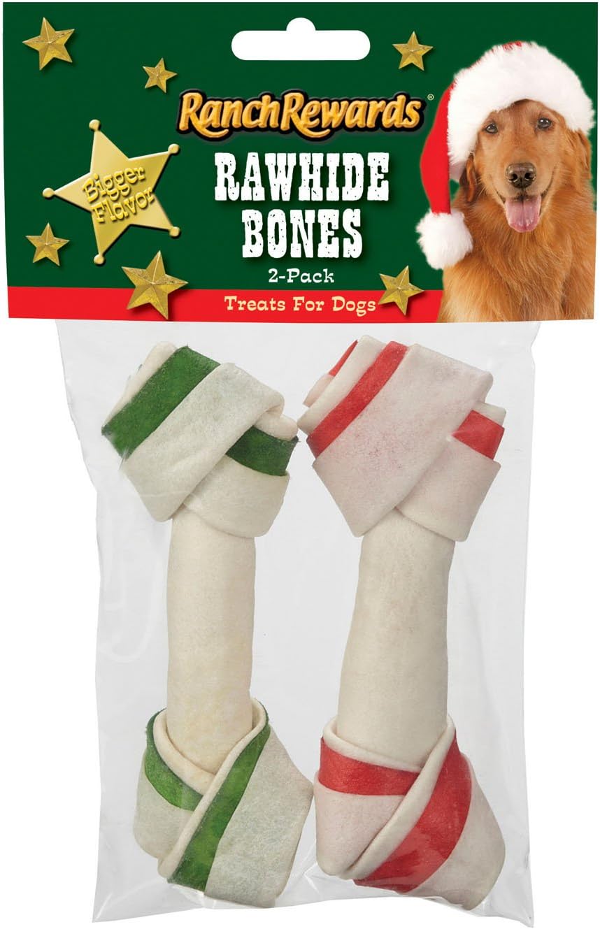 christmas rawhide treats for dogs