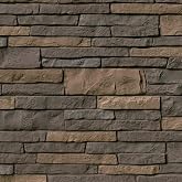 Tando Stacked Stone Composite Exterior Siding Panels &ndash; 1/2 Square Coverage &ndash; Sedona Bluff Color - Lightweight Interlocking Stone System for Exterior Walls