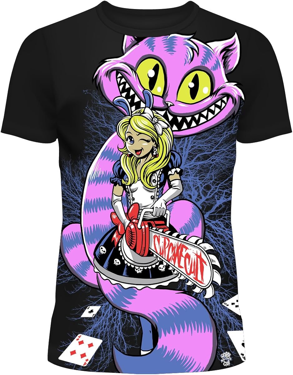 Vetements Mush Sweatshirt Chat Du Cheshire Alice Au Pays Des Merveilles Dessin Anime By Dress Your Style Sweats A Capuche