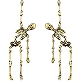HAISWET Halloween Earrings for Women Gothic Punk Skull Halloween Jewelry