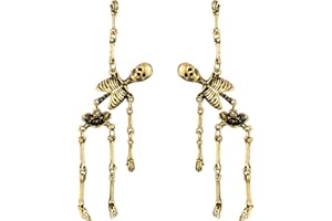 HAISWET Halloween Earrings for Women Gothic Punk Skull Halloween Jewelry