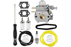 Ferilter 753-06190 Carburetor for Troy Bilt TB22 TB21EC TB22EC TB32EC TB25CB TB80EC TB2040XP TB252S Weed Eater Trimmer WT-973 Carburetor for Craftsman WC210 WS210 WS2200 WC2200 P210 Trimmer Pole Saw