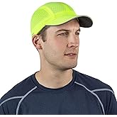 TrailHeads Performance Mens Running Hat - Lightweight, Quick Dry Workout Hats for Men - Athletic Sports Cap for Tennis, Gym