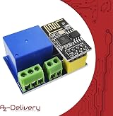 AZDelivery ESP8266-01S WiFi Module 80MHz 1MB Flash 5V Relay Adapter Arduino view 4
