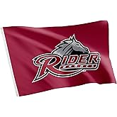 Desert Cactus Rider University RU Flag - 3 x 5 Feet Broncs Banner, Indoor/Outdoor Durable Fabric, 100% Polyester Design (Style 1)