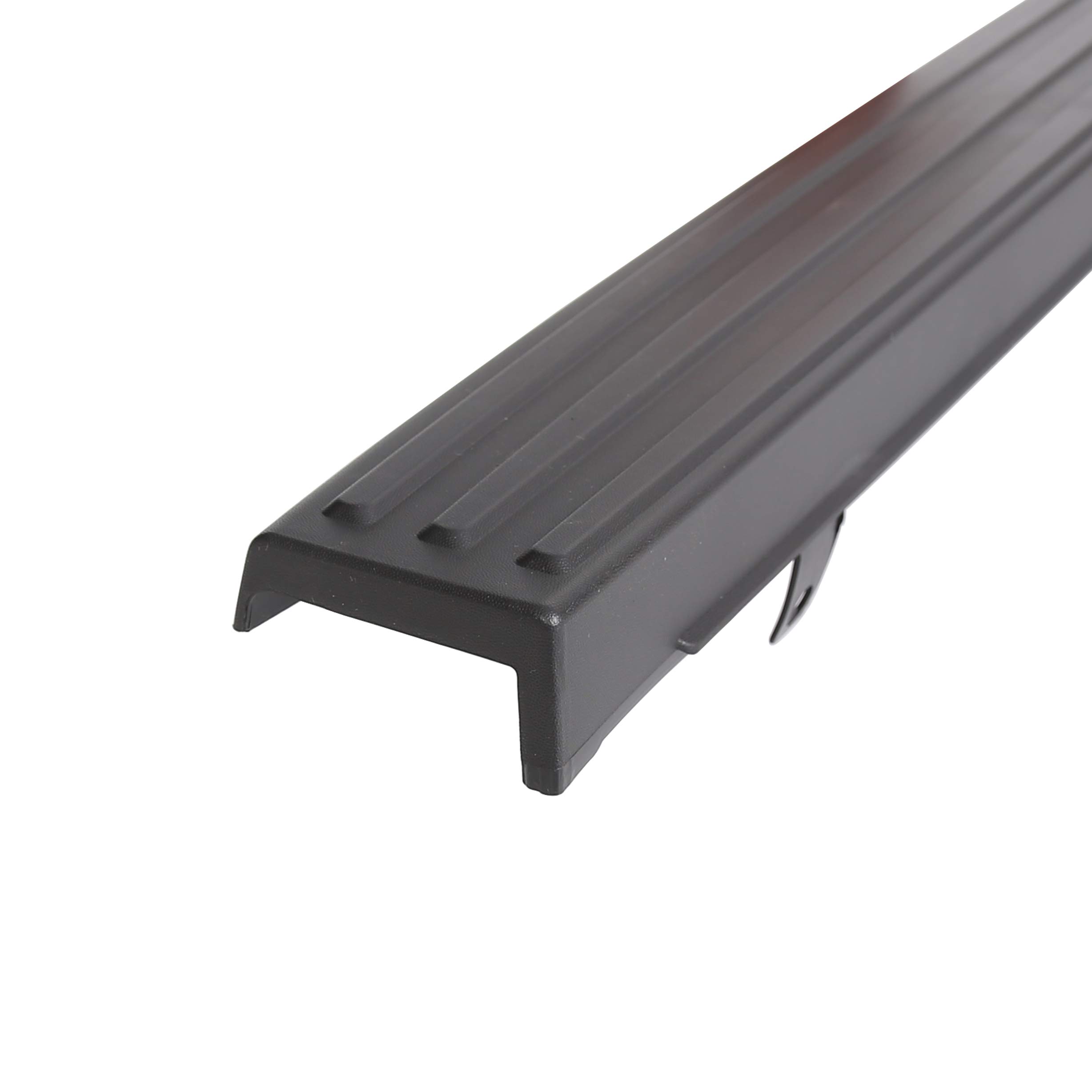 ECOTRIC for 2009-2014 Ford F150 F-150 Rear Trunk Top Protector Cover Tailgate Moulding Cap Black