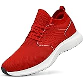 Abboos Womens Walking Shoes Lightweihgt Breathable Slip on Sneakers Athletic Gym Tennis Running Shoes