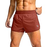 G Gradual Running Shorts for Men 3 Inch Lighweight Quick Dry Workout Gym Athletic Jogging Shorts with Inner Key Pocket