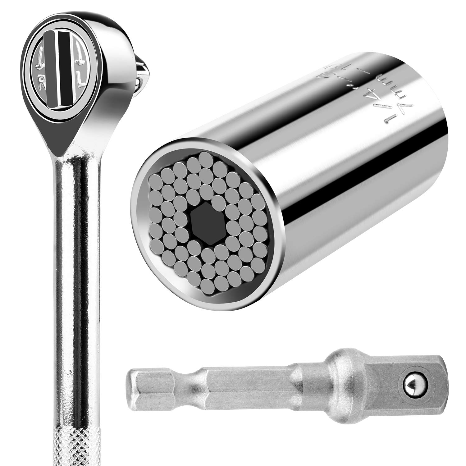 Universal Socket,NOUVCOO Professional 7mm19mm Universal Sockets