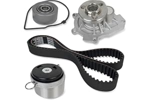 loosoo Timing Belt Kit with Water Pump for Chevrolet Aveo5 2009-2011, Chevrolet Cruze 2012-2014, Chevrolet Sonic 2012-2013, Pontiac G3 2009-2010, Saturn Astra 2008-2009, Water Pump Timing Belt Kit