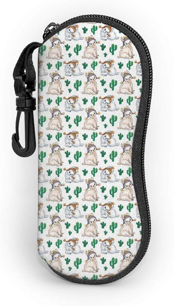 Amazon メガネケース 眼鏡ケース かわいいラマはカラフルな落書き 眼鏡入れ 超軽量 擦り傷防止 サングラスケース おしゃれ 小物入れ 持ち運び便利 ファスナー式 めがねケース 通勤 通学 メンズ レディース 眼鏡小物 通販