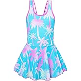 RuuYiicoco Girls One Piece Unicorn Swimsuit Mermaid Swimwear Rainbow Bathing Suit