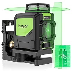 Huepar 901CG Self-Leveling Laser Level, 360 Green
