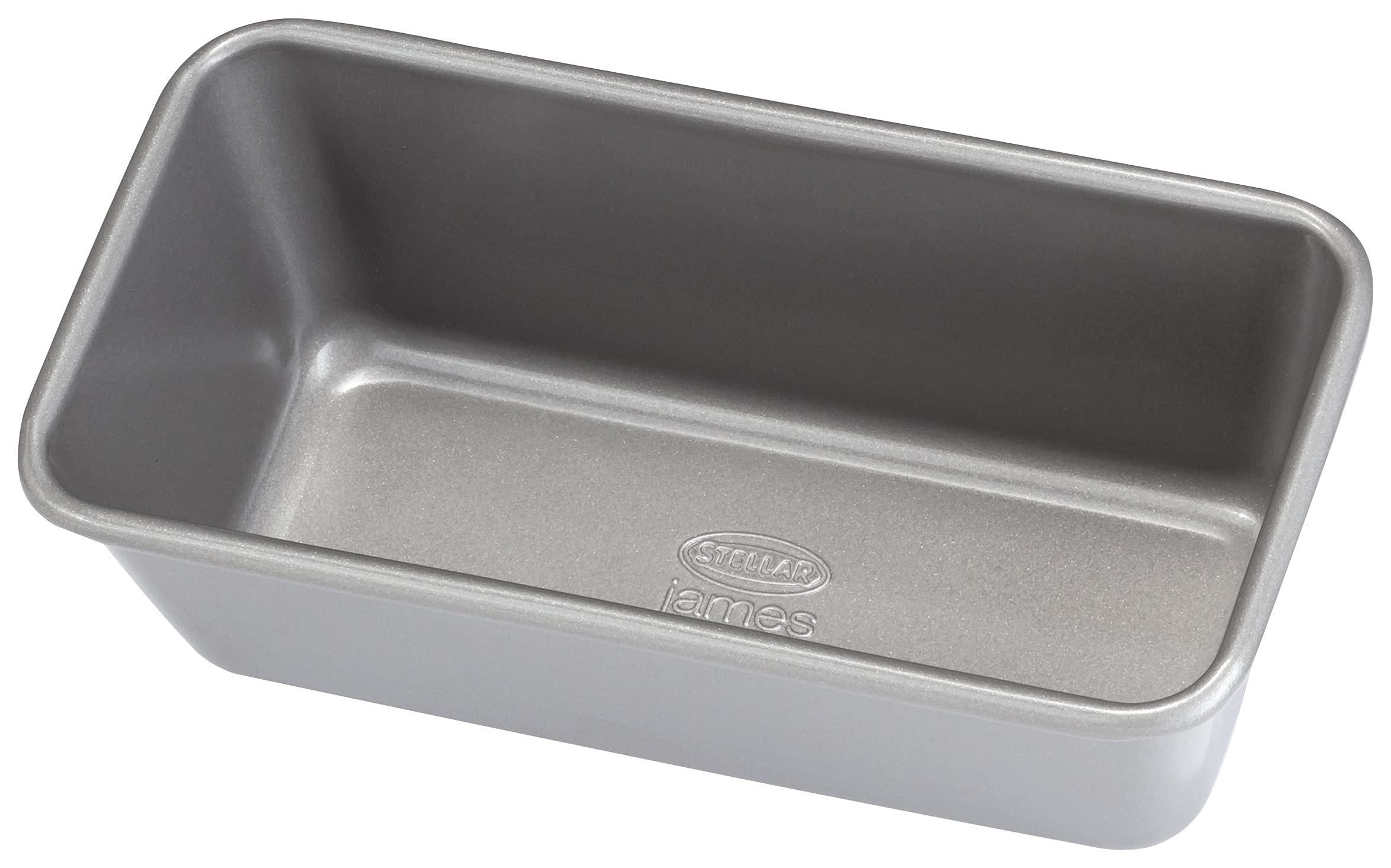 Stellar James Martin 1Lb Non-Stick Loaf Tin, High Grade Steel, Dishwasher Safe, 20cm x 9cm x 7cm, 900ml