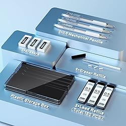Four Candies Cute Mechanical Pencil Set with Case