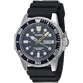 Casio MTPS110 Series | Unisex Analog Watch | 100M WR | Stainless Steel Case | 3 Hand Analog (HR, Min, SEC) | Date Display | Low Battery Alert | Diver Inspired Styling | Solar Powered