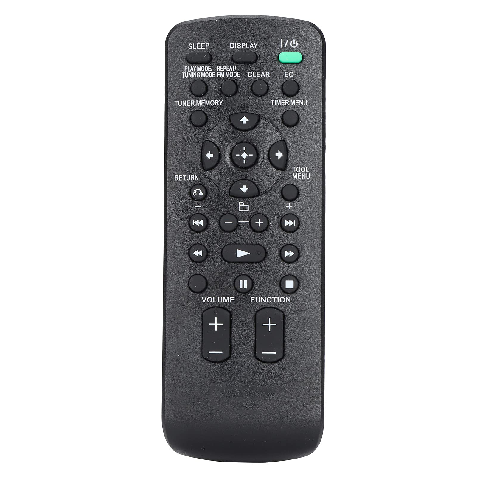 VBESTLIFE RM‑AMU009 Remote Control Replacement for Sony MHC‑EC609iP CMT‑CX4iP CMT‑MX500i MHC‑EC709iP MHC‑EC909iP MHC‑EC79i CMT‑LX20i MHC‑EC69i MHC‑EC99i CMT‑BX50BTi MHC‑EC78Pi MHC‑EC68Pi MH