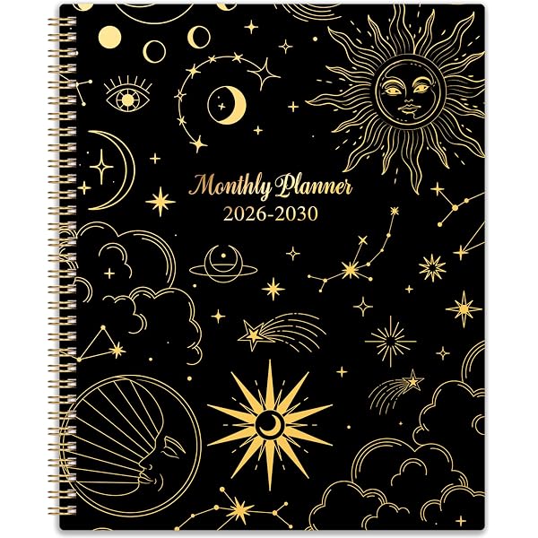 5 Year Monthly Planner , Jan. 2026 - Dec. 2030, 9\" X 11... 5 Year ...
