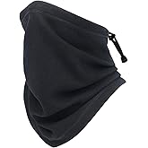 Obacle Neck Gaiter Face Mask Warmer with Adjustable Drawstring for Men Women Winter Cold Weather Windproof