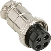 Parts Express CB Mic Plug 4 Pin Female Connector
