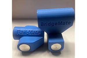 Bridgemate & Rail-Mate Blue Set Plastic Slip-On Bridge Portable Pool Billiard Cue Bridge Billiard Pool Cue Accessories for Pool Table