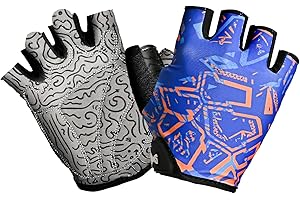 EDSRDPLT Kayak Gloves: Half Finger Padded Palm Sailing Gloves UPF50+ for Paddling, Sailing, Cycling, Driving
