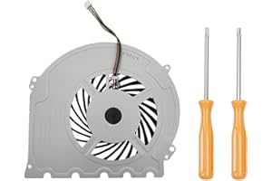 JMXLDS New Replacement Internal Fan CPU Cooling Fan for Sony PS4 Slim CUH-2015A CUH-2016A CUH-2017A CUH-2115B CUH-2000 CUH-2XXX Series G85G12MS1CN-56J14 G85G12MS1AN-56J14 KSB0912HD Fan with Screwdrivers