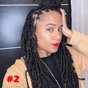 Amazon Com 4 Pack Spring Twist Crochet Braiding Hair Ombre