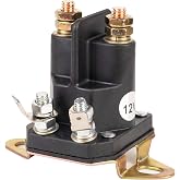 BlueStars MIU12537 Starter Solenoid - Compatible with John Deere S240 X300 | X304 X305R X310 X320 X324 X350 X354 X360 X370 X380 X384 X390 X394 Lawn Tractors - Replaces 884-1221-210-02 892-1221-210