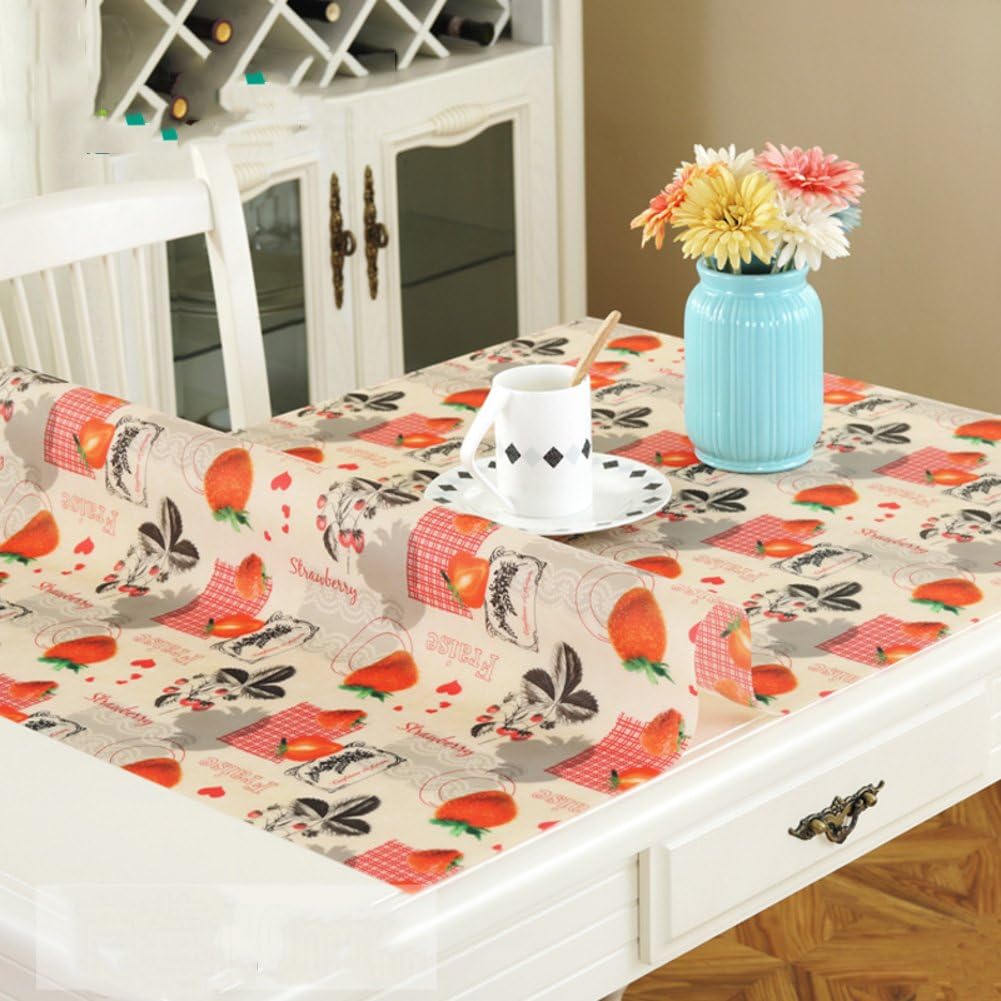 GX&XD PVC Waterproof Tablecloth,Disposable Antiscalding