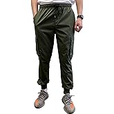 Southpole Men's Basic Active Cargo Jogger Pants, Fleece & Tech Woven Nylon