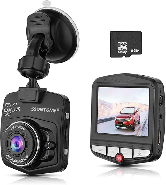 Mini Car Dashboard Camera, Small Dash Cam with SD Card Mini