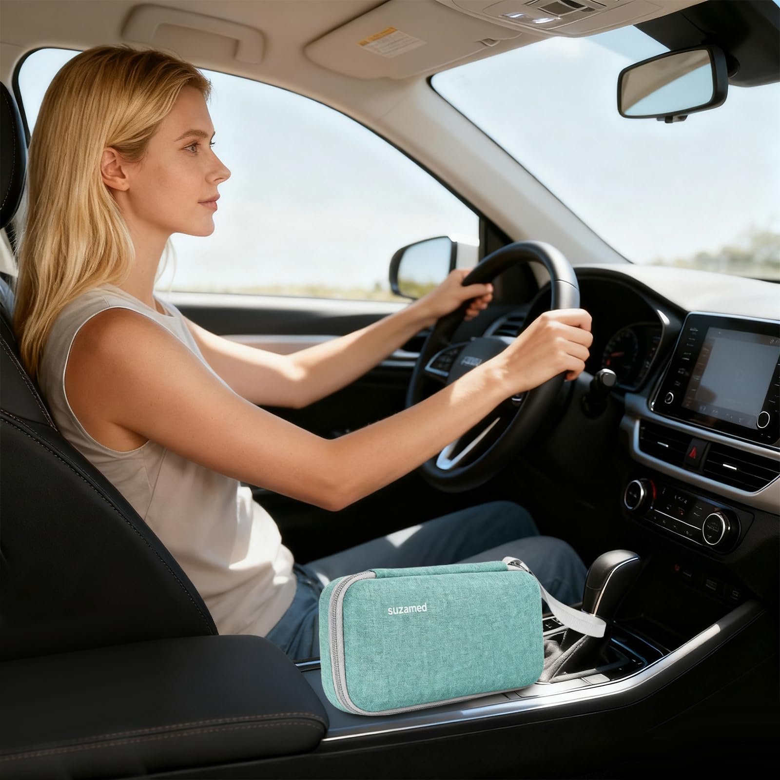 Insulin Cooler Travel Case,EVA Insulation Travel Medicine Kit with 2 Ice Packs for Diabetes Care,Insulin Pen and Other Diabetic Supplies (Purple)