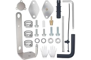 EGR Valve Cooler Delete Kit Replacement for Dodge Ram 1500 2014-2018 3.0L Eco Diesel Turbo Diesel 3.0 V6