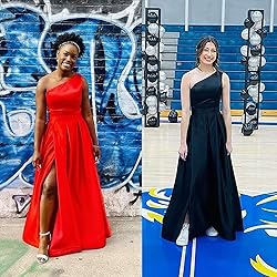 Bxqmzl Long Dusty Rose Prom Dresses for Women Plus