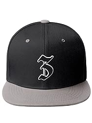 Daxton Classic Snapback Old English A to Z Numbers