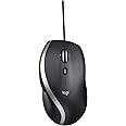 Logitech M500s Advanced Corded Mouse with Advanced Hyper-fast Scrolling & Tilt, Customizable Buttons, High Precision Tracking