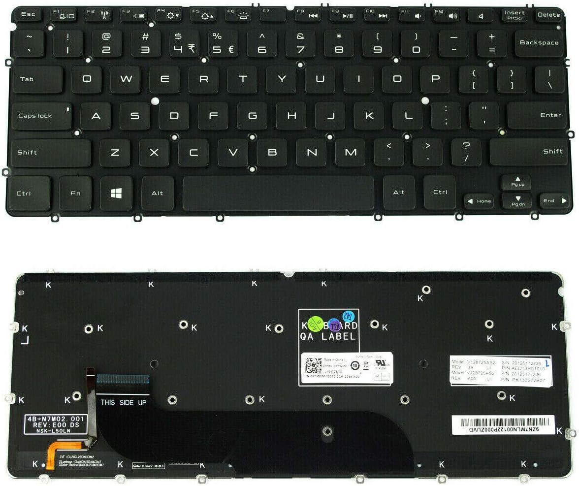 Laptop Replacement Keyboards Computers Tablets Networking New Keyboard For Dell Xps 13 9343 9350 9360 Us With Backlit Dkdxh 4xvx6 Topografiapv Cl