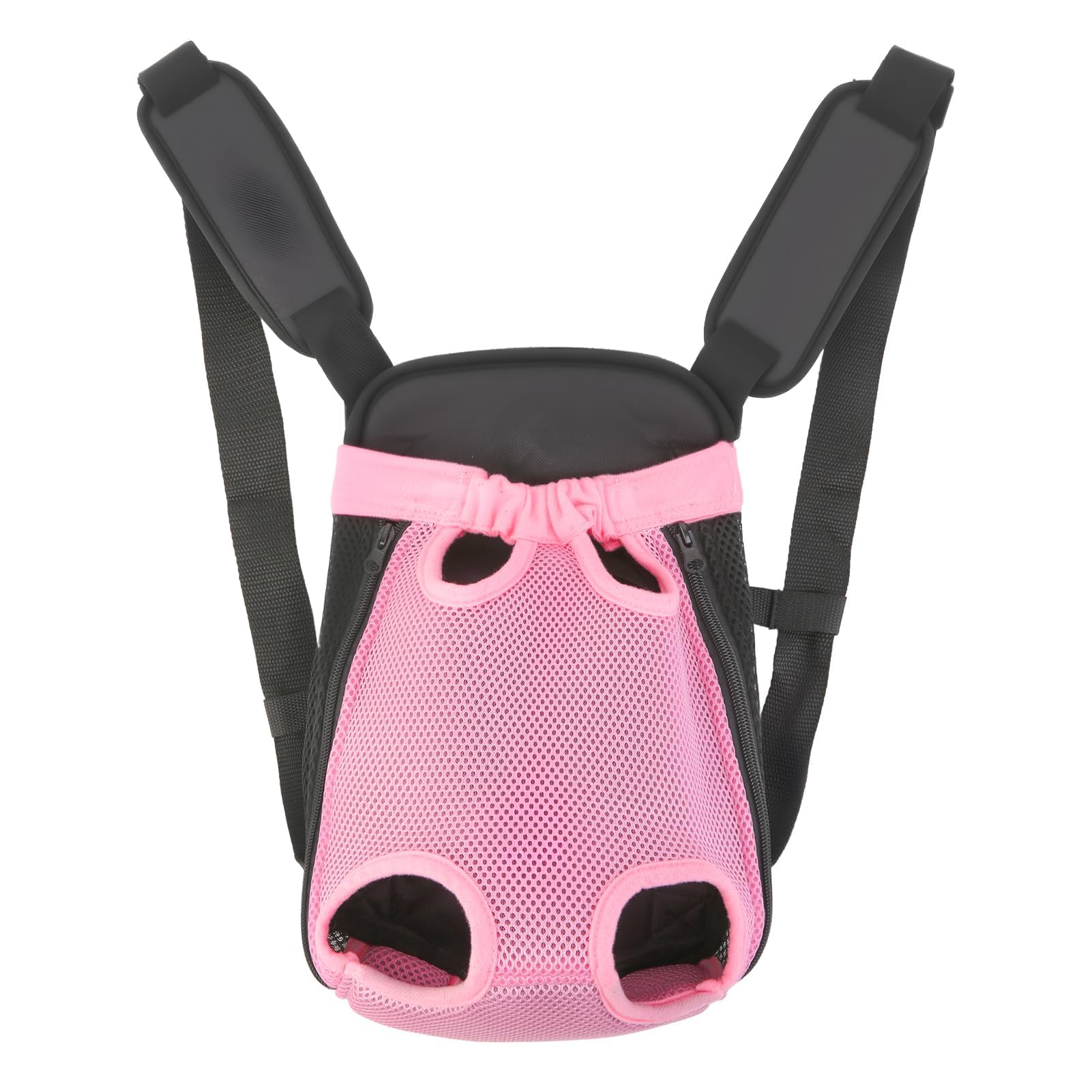 Photo 1 of Inspack Dog Cat Backpack Carrier, Dog Carrier Adjustable for Small Medium Dogs, Pet Dog Front Chest Carriers Backpacks, Puppy Carrier Sling Backpack, Holder Papoose for Cat Body, M, Pink