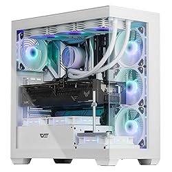 darkFlash ATX Mid-Tower PC Case, Pre-Install 4 PWM