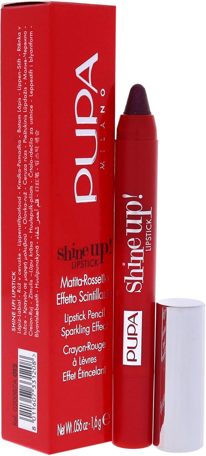 Pupa Milano Shine Up! Lipstick - 012 Come Into The Dark Side For Women 0.056 oz Lipstick, 1.6 g (Pack of 1) - Image 4