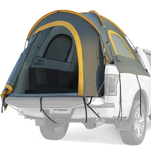 JOYTUTUS Pickup Truck Tent 2.0, Waterproof PU2000mm Double Layer for 2 ...